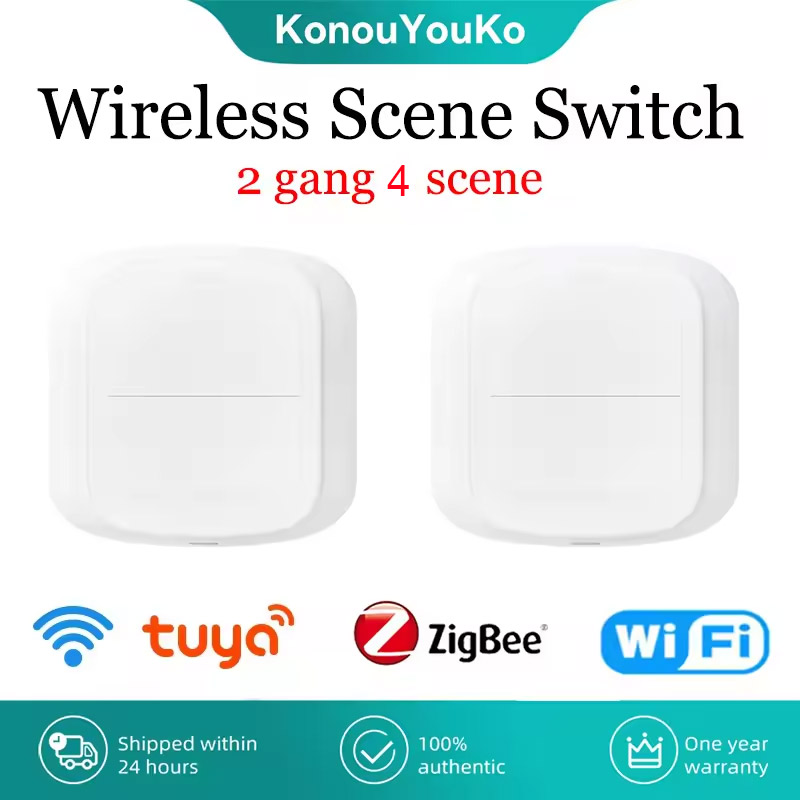 Home Automation Technology - Tuya Zigbee WiFi Smart Switch Push