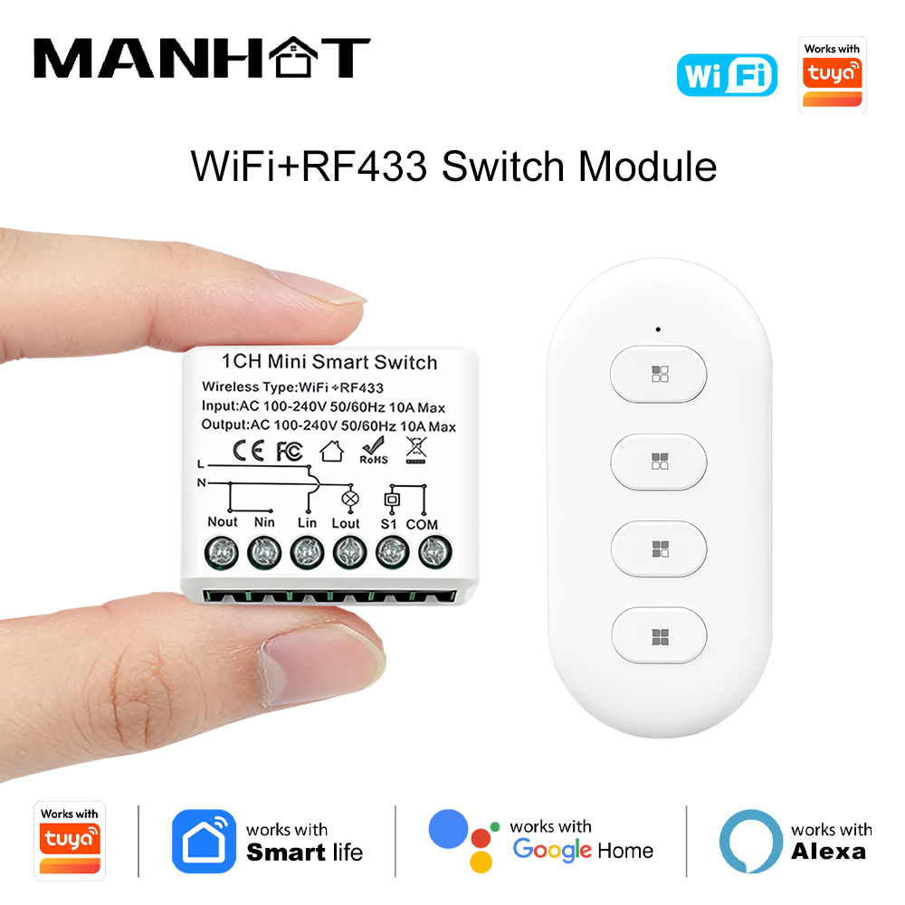 433Mhz Receiver Module - WiFi RF Wireless Smart Light Switch