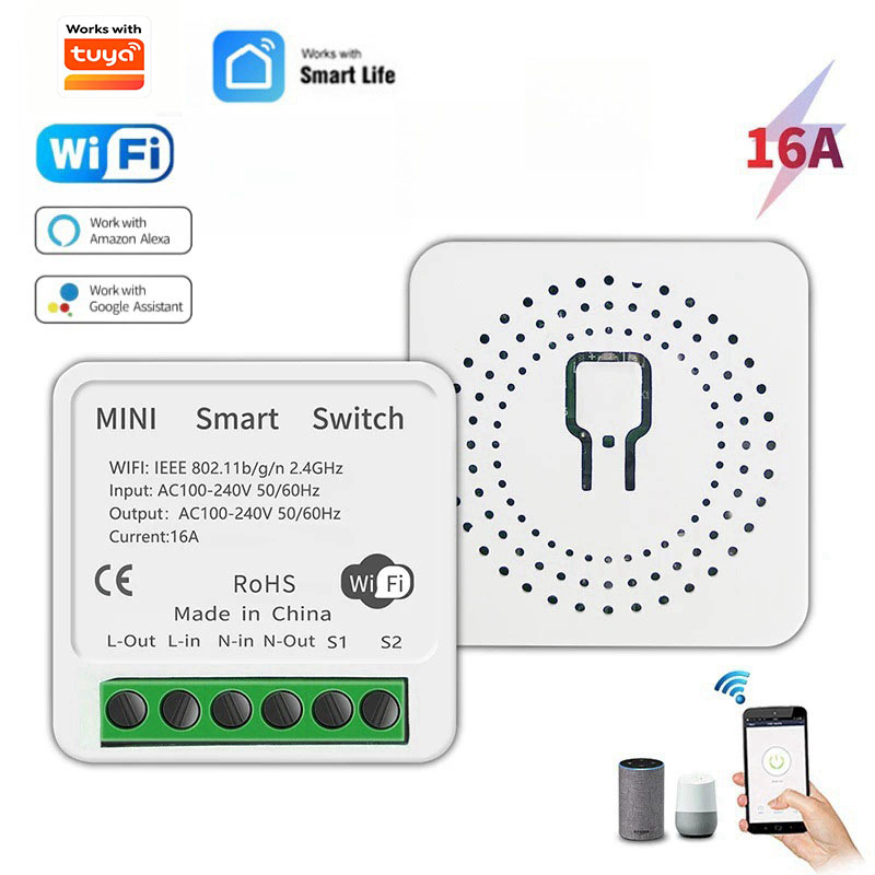 16A Two Way Control DIY WiFi M - Smart Home Automation Diy recension och pris