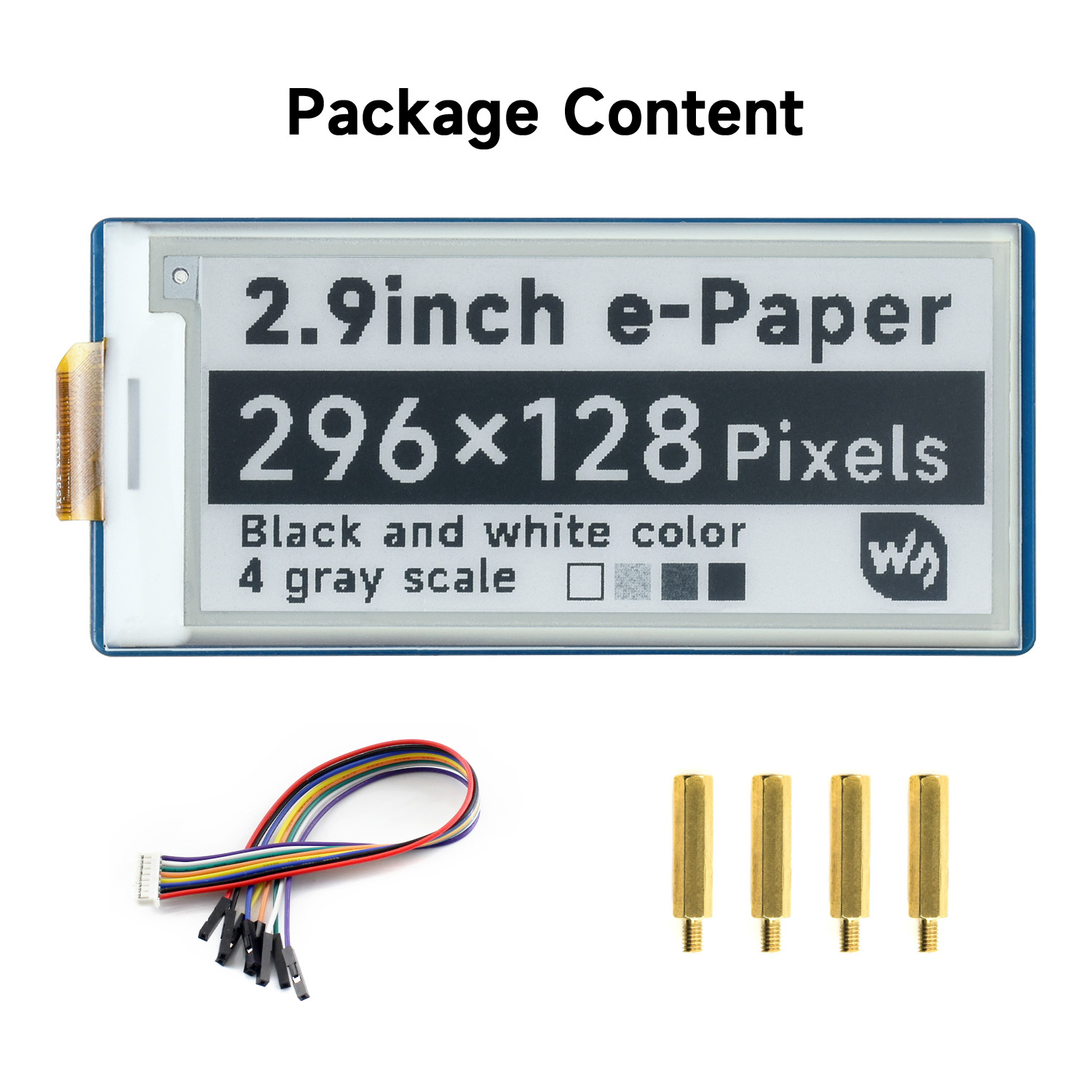 Waveshare 2.9inch E-Paper E-In - Display Epaper 2.9 recension och pris