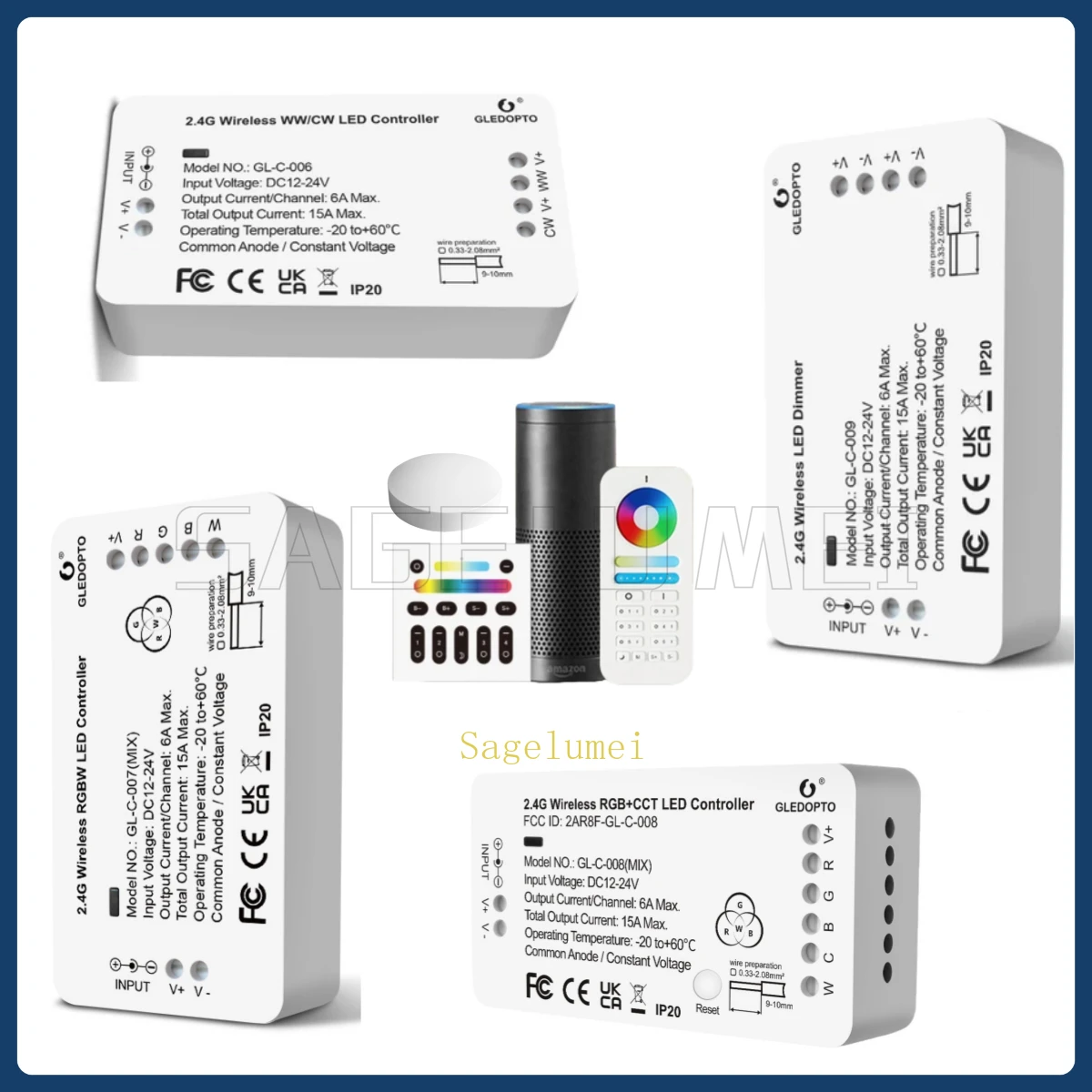 GLEDOPTO Zigbee3.0 RGB+CCT RGB - Zigbee Coordinator Stick recension och pris
