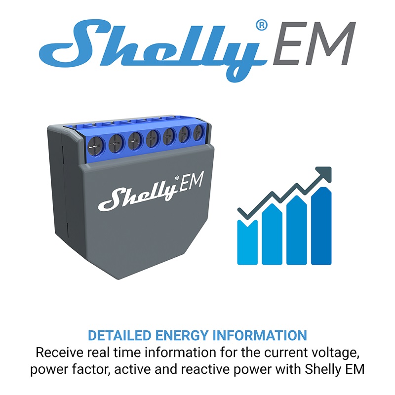 SHELLY EM Wifi Smart Life Cont - Shelly Relay Module recension och pris