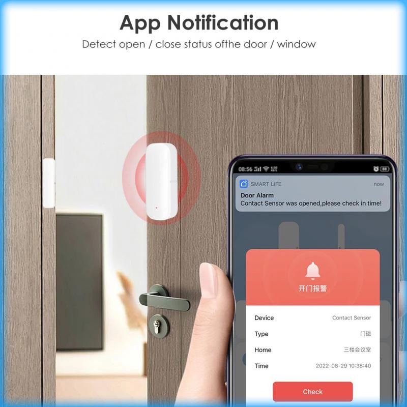 Tuya Wi-Fi Smart Door And Wind - Home Automation Technology recension och pris