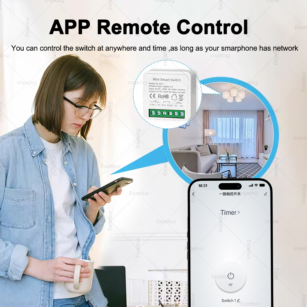 16A Zigbee 3.0 Mini Smart DIY  - Smart Home Automation Diy recension och pris