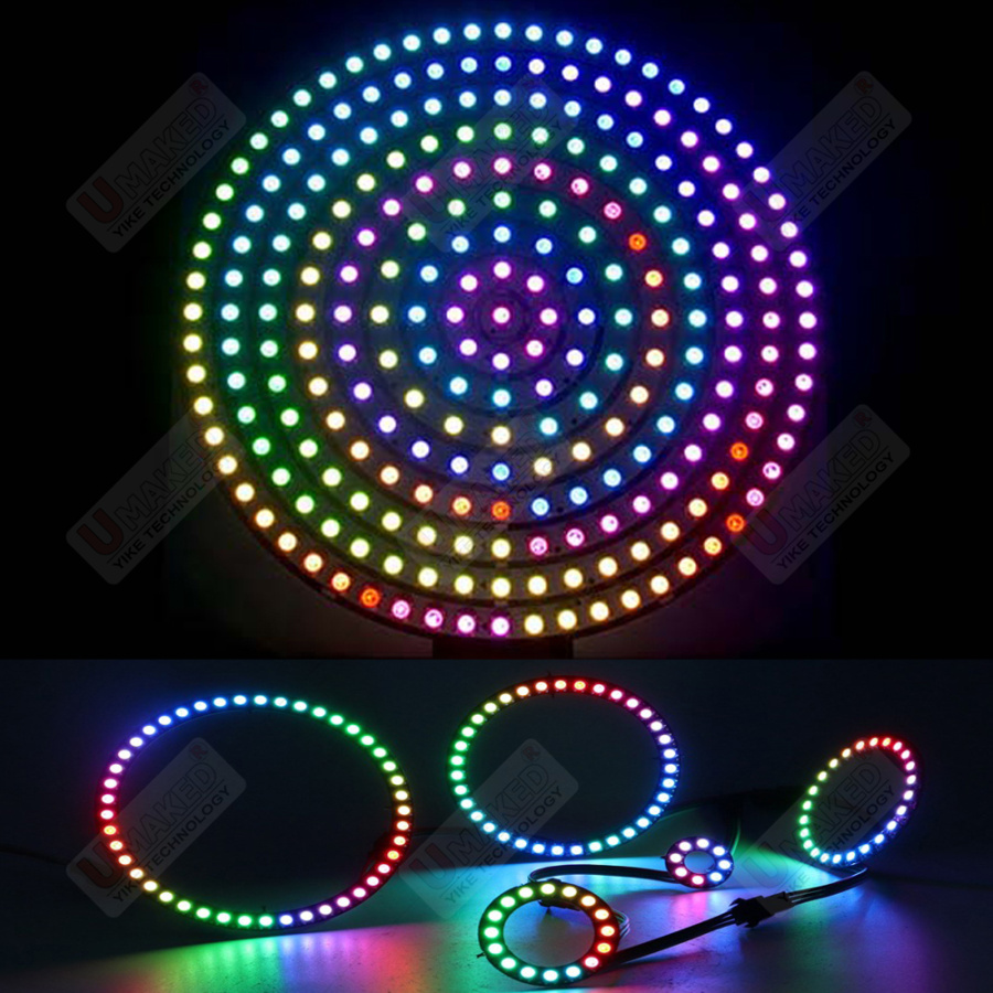 2pcs WS2812B Individually Addr - Rgb Led Matrix 8X8 recension och pris