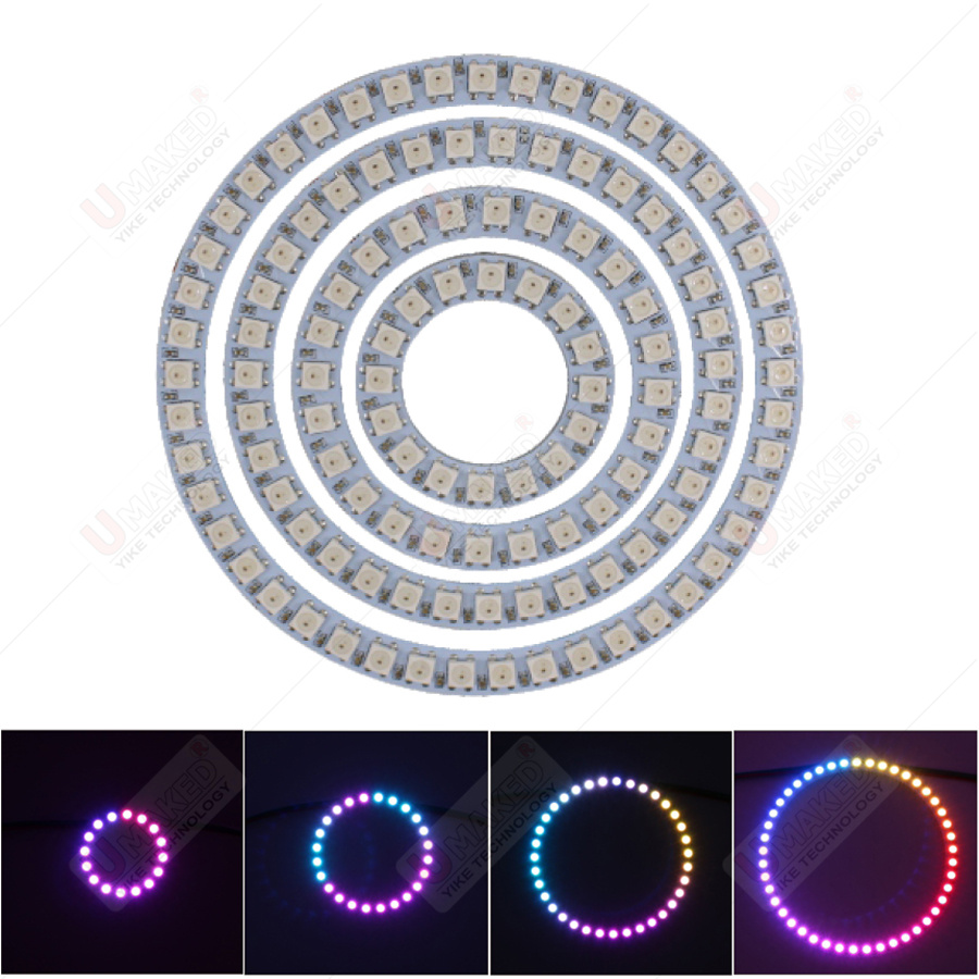 2pcs WS2812B Individually Addr - Rgb Led Matrix 8X8 recension och pris