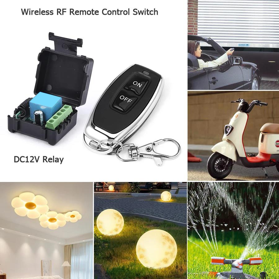 DC 12V 433Mhz RF Remote Contro - 433Mhz Receiver Module recension och pris