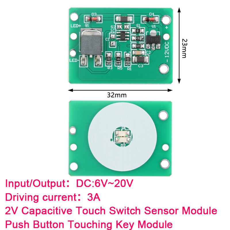 10PCS-1 12V Capacitive Touch S - Shelly Relay Module recension och pris