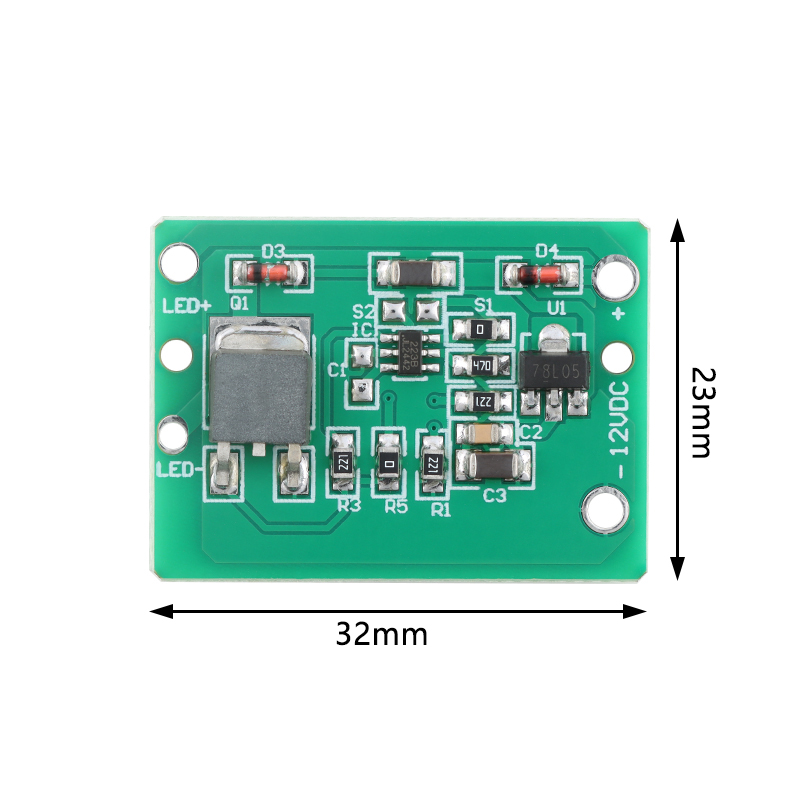 10PCS-1 12V Capacitive Touch S - Shelly Relay Module recension och pris