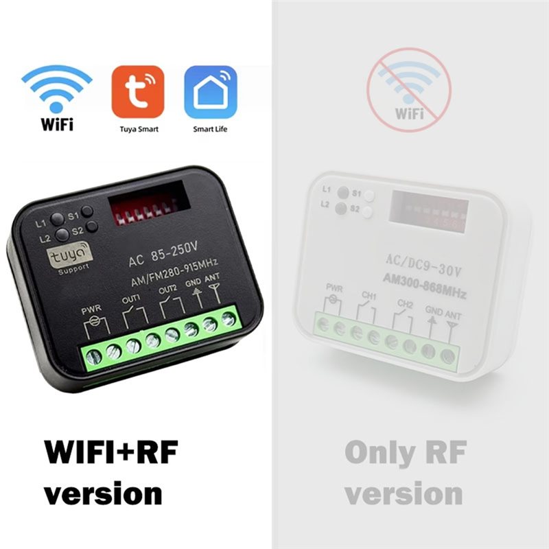 3CGRO-For RX MULTI Tuya Wifi S - 433Mhz Receiver Module recension och pris