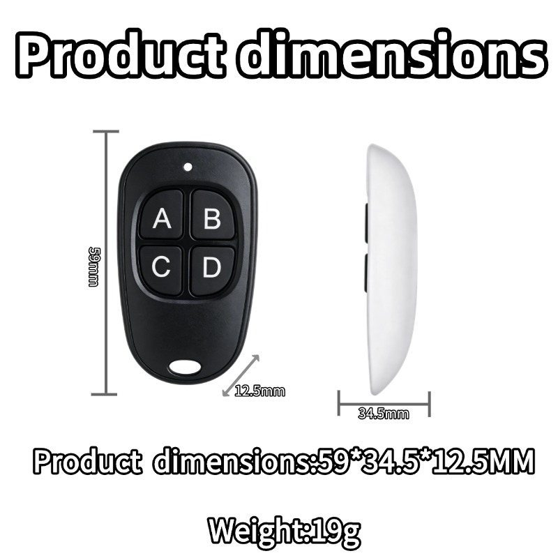 433MHz Universal Wireless Remo - 433Mhz Receiver Module recension och pris