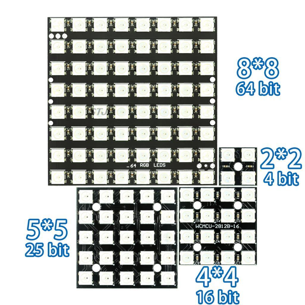 WS2812 LED 5050 RGB 8x8 4 16 2 - Rgb Led Matrix 8X8 recension och pris