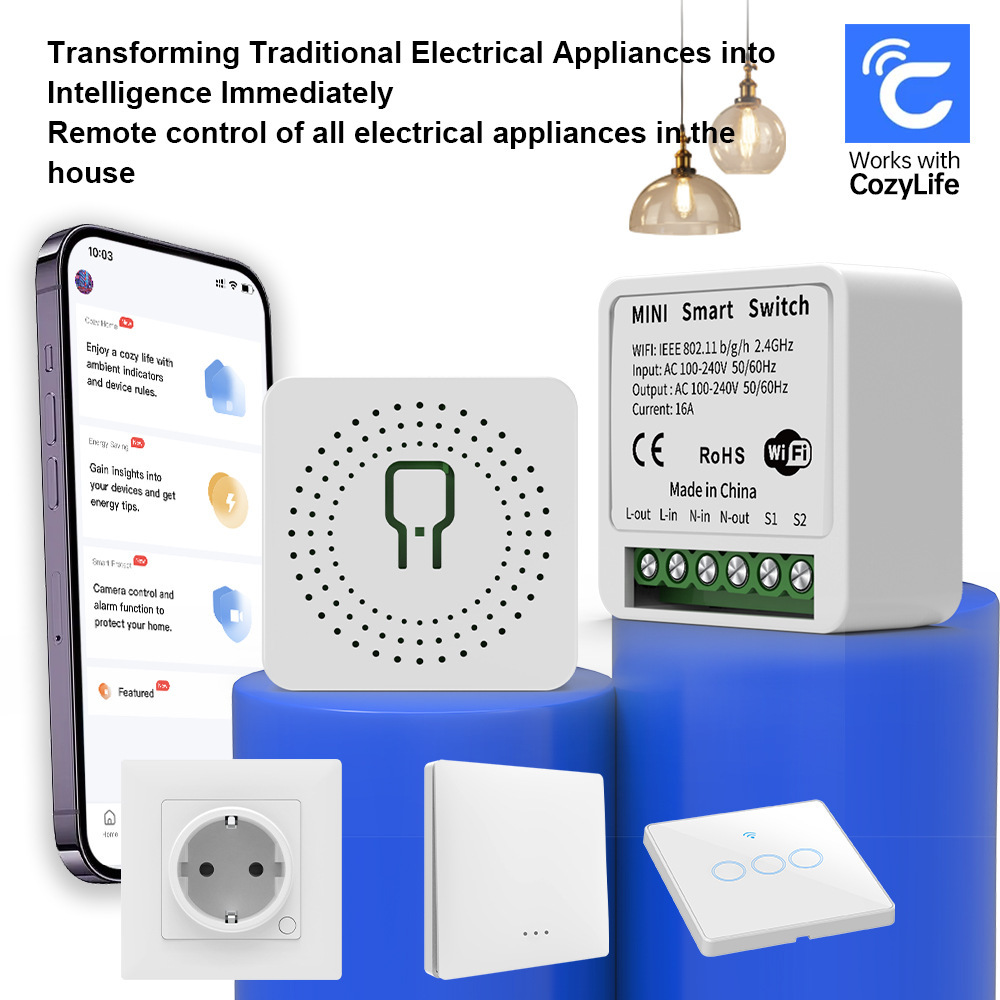 Smart Home WiFi Relay Module 1 - Diy Smart Home Automation Devices recension och pris