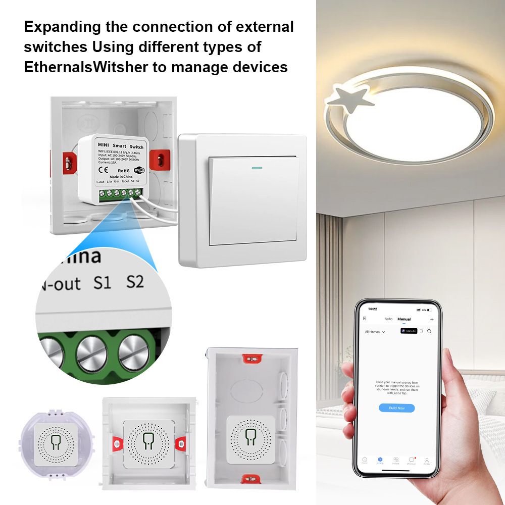 Smart Home WiFi Relay Module 1 - Diy Smart Home Automation Devices recension och pris