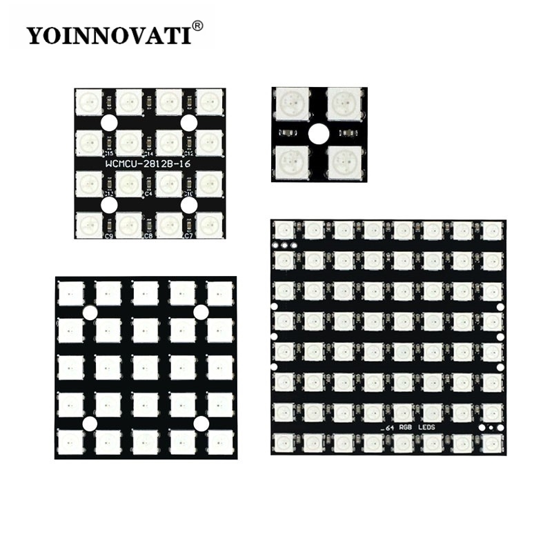 WS2812 LED 5050 RGB 8x8 LED Ma - Rgb Led Matrix 8X8 recension och pris