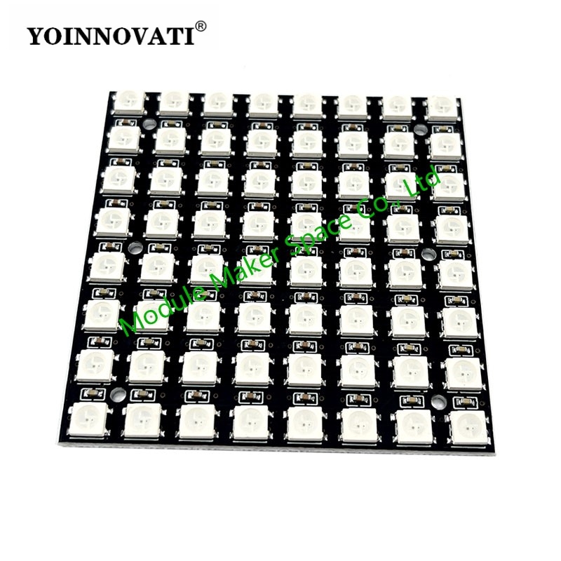 WS2812 LED 5050 RGB 8x8 LED Ma - Rgb Led Matrix 8X8 recension och pris