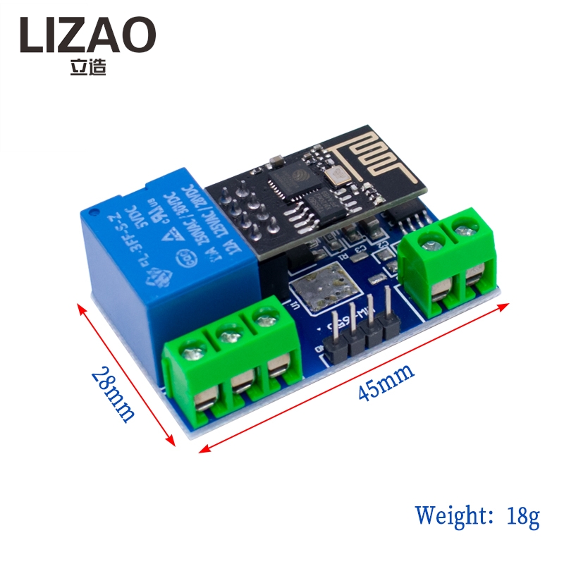LIZAO ESP8266 5V WiFi IoT Rela - Diy Automation Projects recension och pris