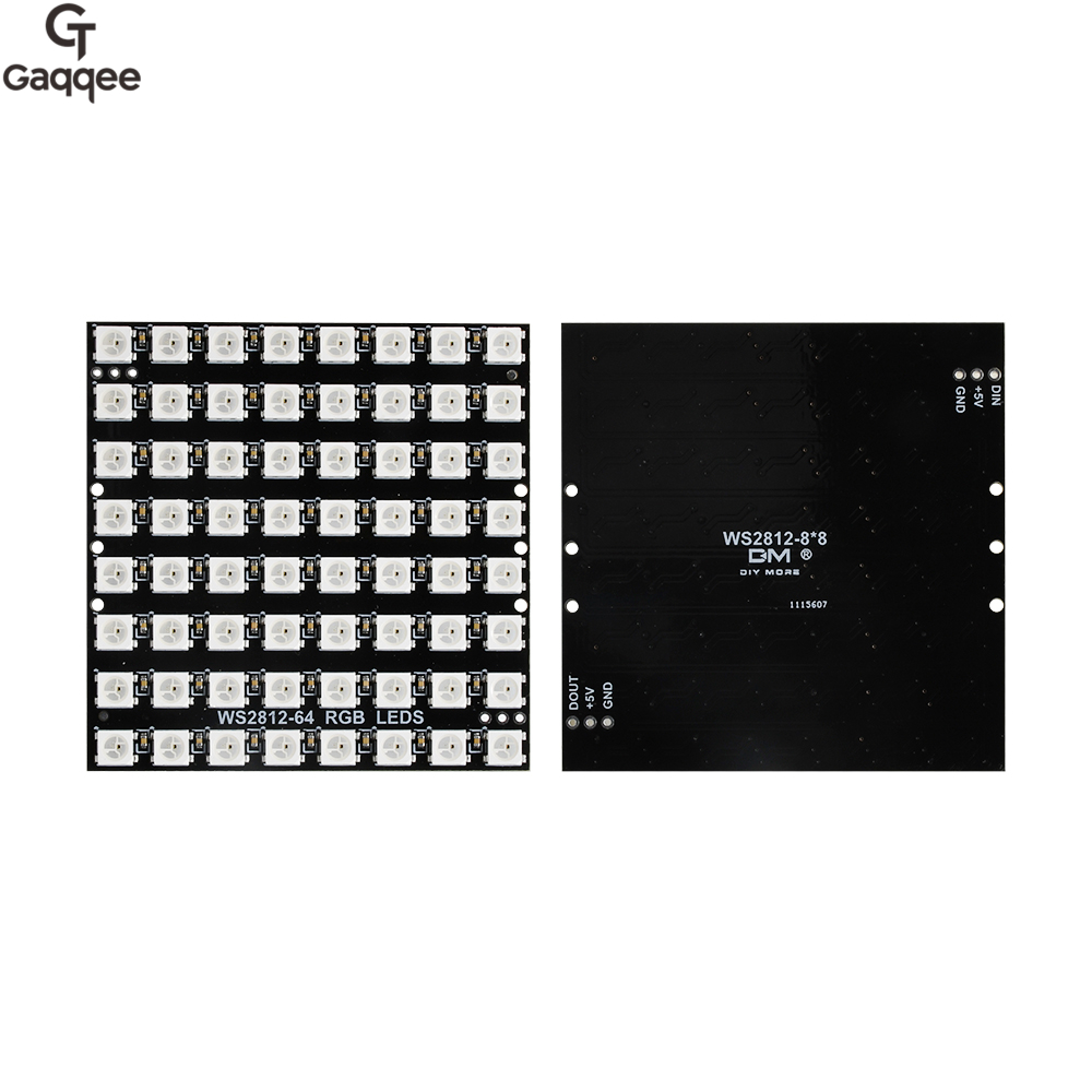 WS2812 LED 5050 RGB 8x8 64 Bit - Rgb Led Matrix 8X8 recension och pris