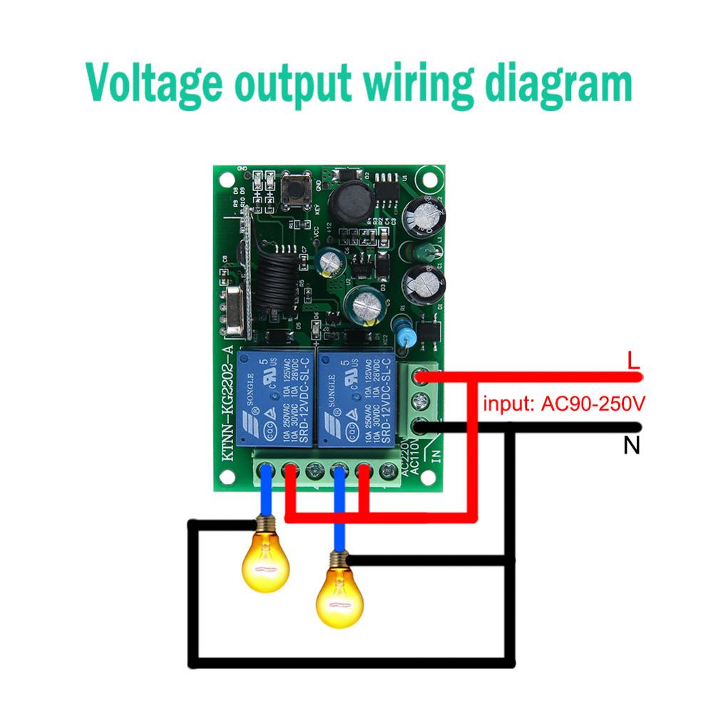 433Mhz Universal Wireless Remo - 433Mhz Receiver Module recension och pris