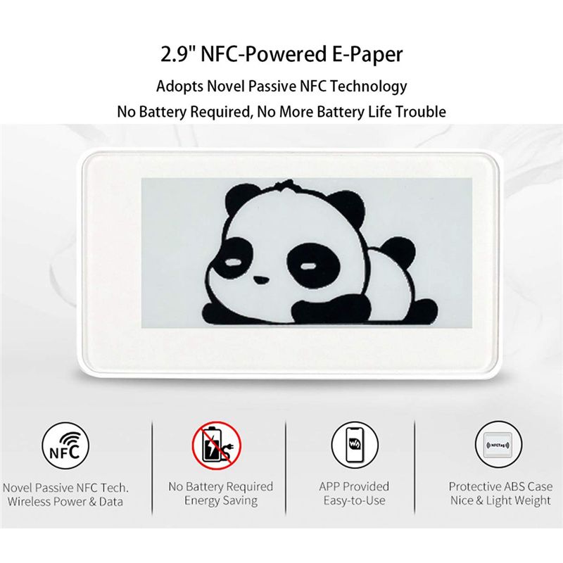 A49T  2.9 Inch Wireless NFC-Po - Display Epaper 2.9 recension och pris