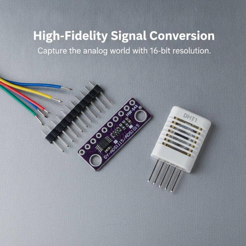 ADS1115 Adjustable Gain 16Bit  - Home Automation Systems Diy recension och pris