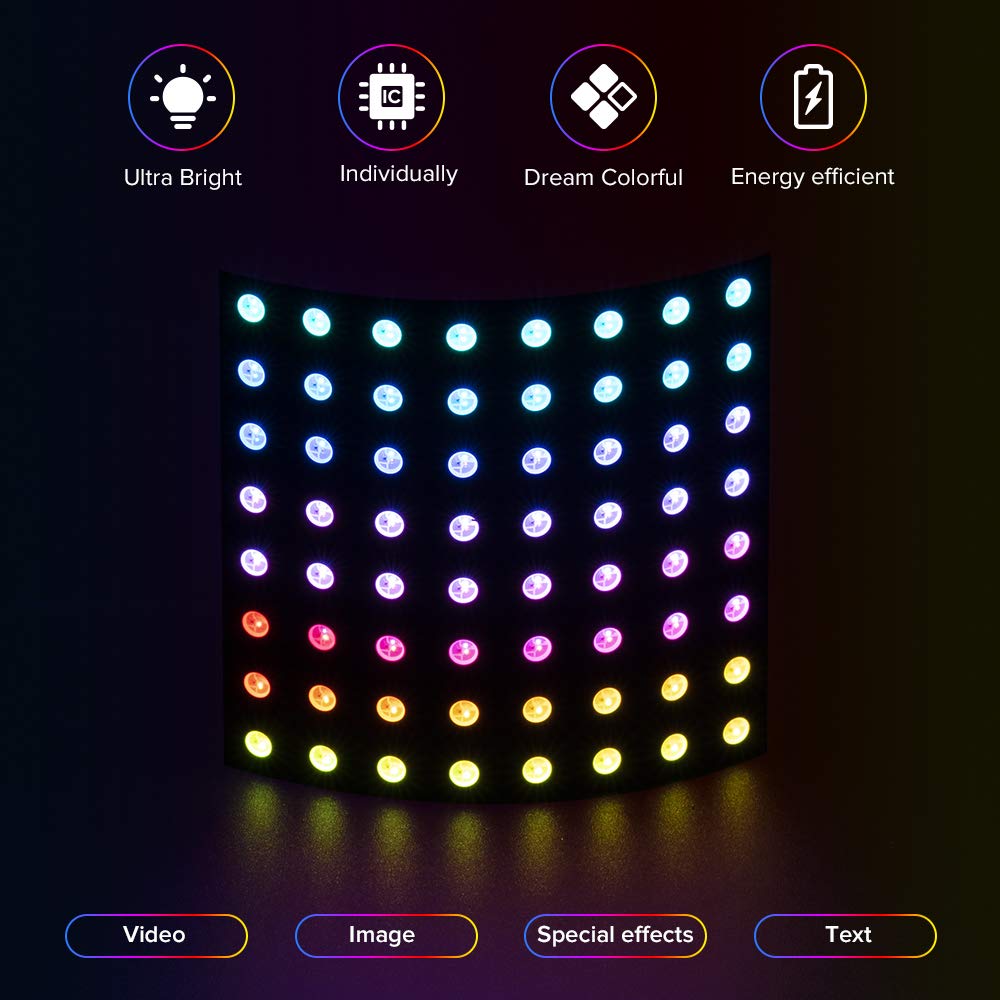 WS2812 LED 5050 RGB 8x8 64 Bit - Rgb Led Matrix 8X8 recension och pris
