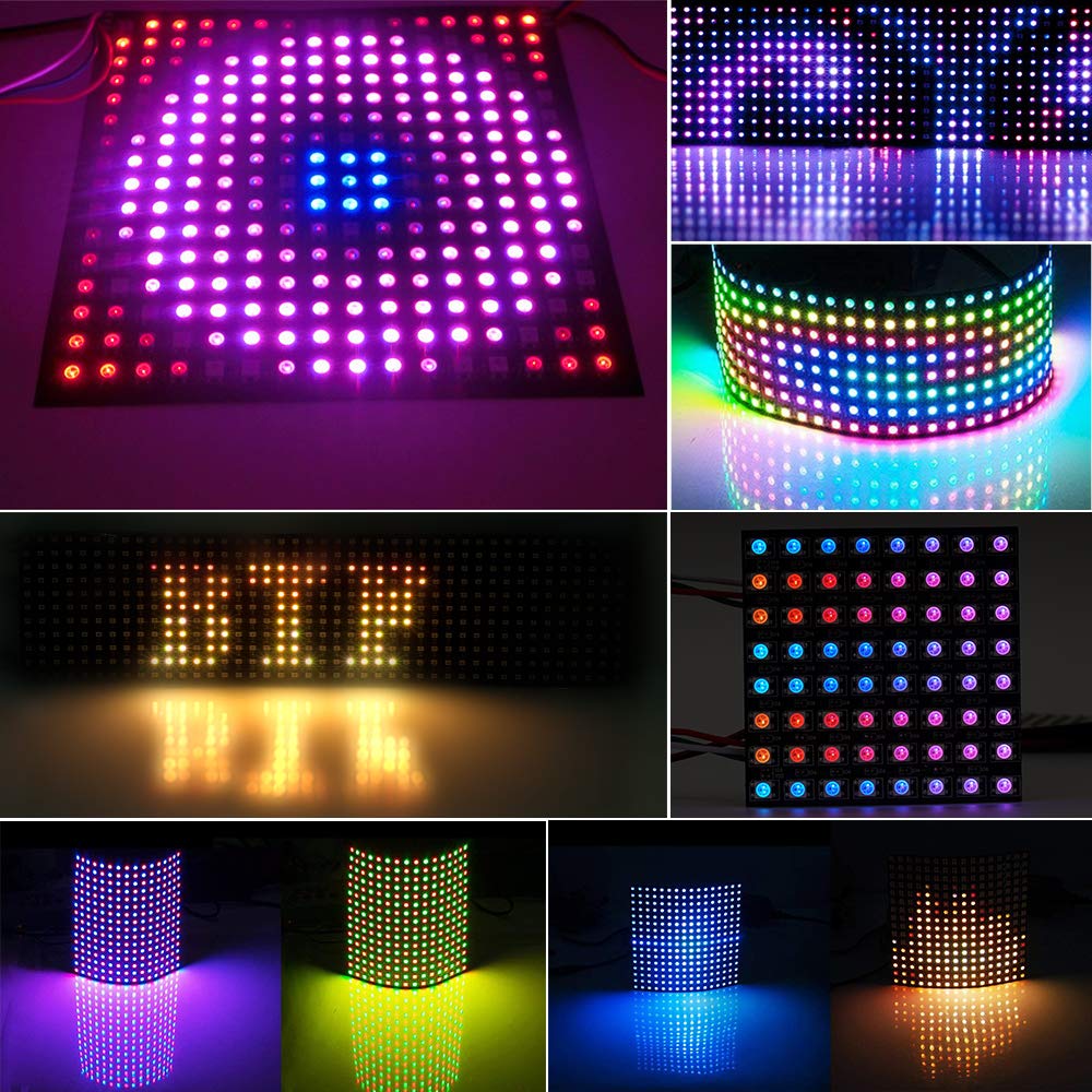 WS2812 LED 5050 RGB 8x8 64 Bit - Rgb Led Matrix 8X8 recension och pris