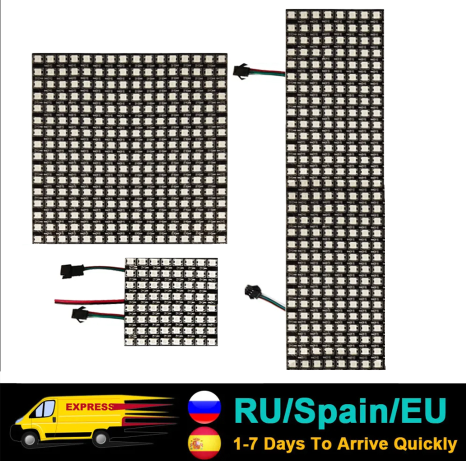DC5V WS2812B 5050 RGB SMD Flex - Rgb Led Matrix 8X8 recension och pris