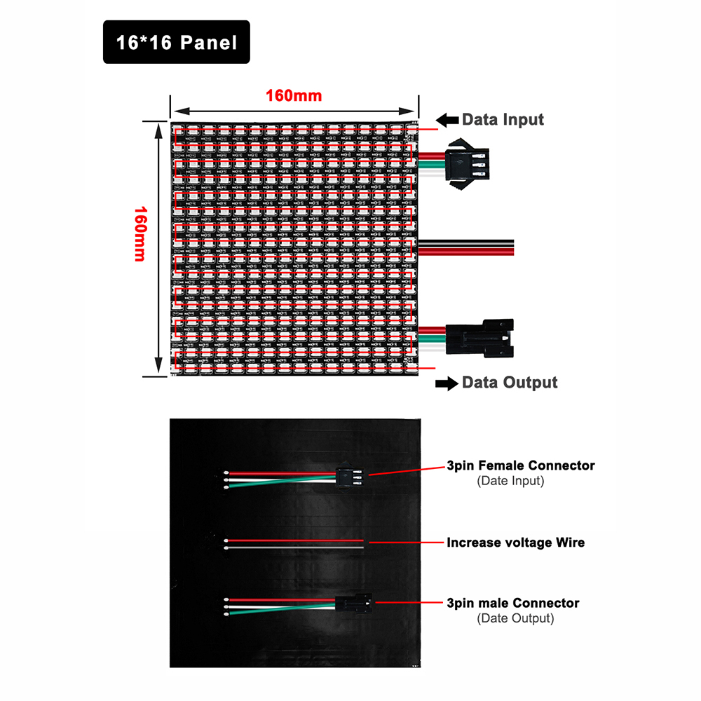 DC5V WS2812B 5050 RGB SMD Flex - Rgb Led Matrix 8X8 recension och pris