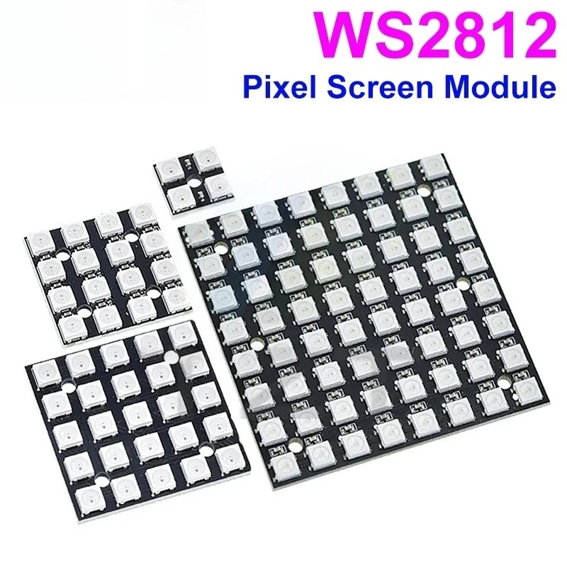 NEW WS2812 LED 5050 RGB 8x8 LE - Rgb Led Matrix 8X8 recension och pris