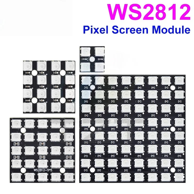 NEW WS2812 LED 5050 RGB 8x8 LE - Rgb Led Matrix 8X8 recension och pris